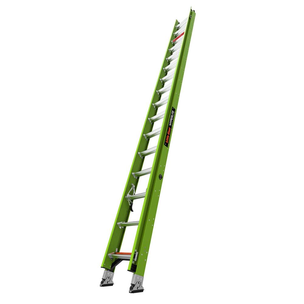Little Giant Safety HyperLite 32 ft Type IAA Fiberglass Extension Ladder - Flockneti