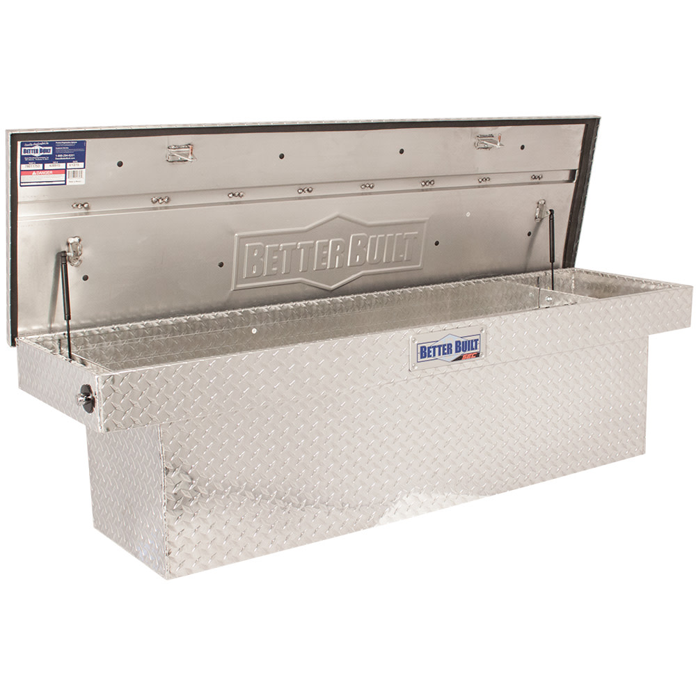 Better Built 69″ Push Button Saddle Truck Tool Box DEEP BRITE ALUMINUM - Flockneti