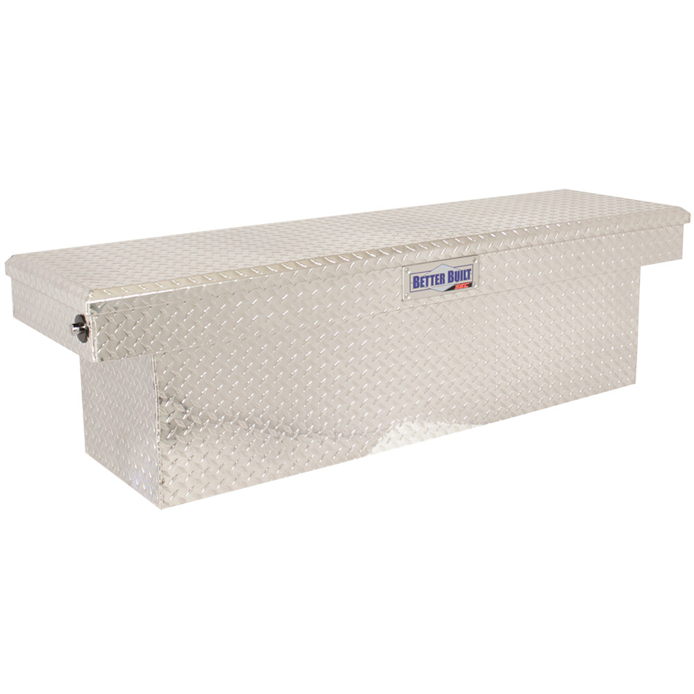 Better Built 61.5″ Push Button Saddle Truck Tool Box DEEP BRITE ALUMINUM - Flockneti