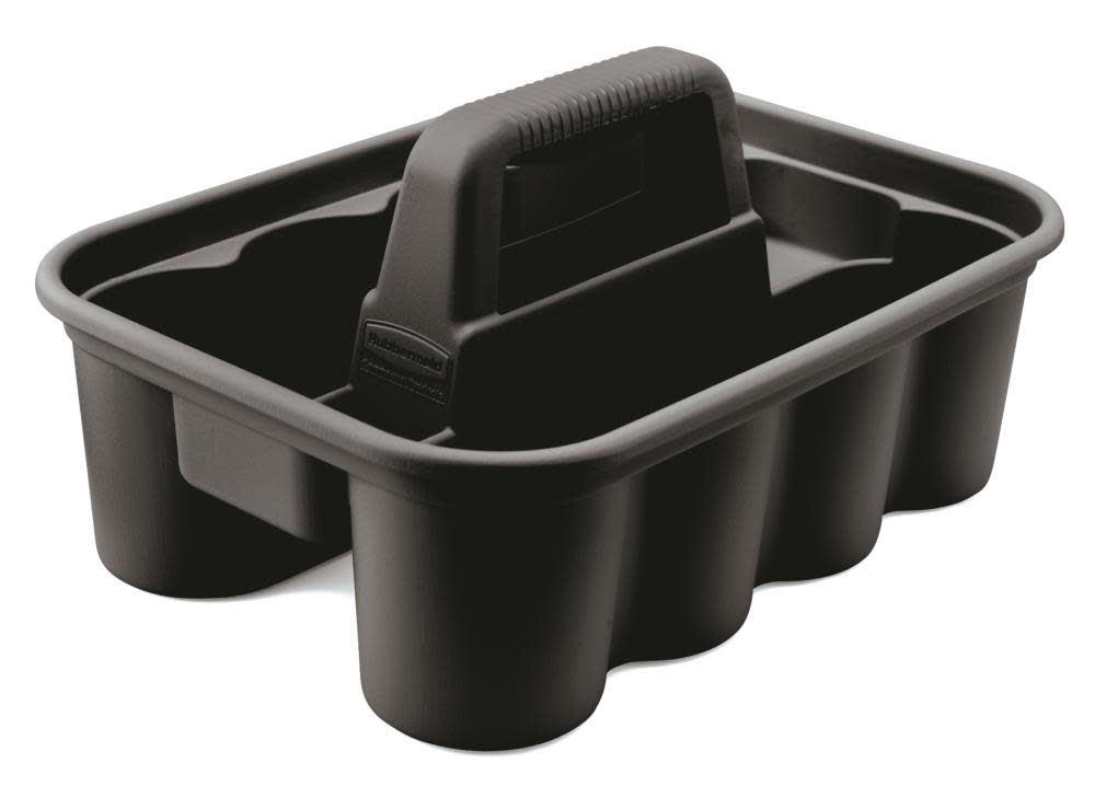 Rubbermaid 10.9-in W x 7.4-in H x 15-in D Black Deluxe Carry Caddy - Flockneti