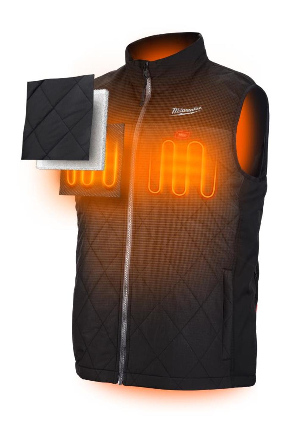 Milwaukee M12 Heated AXIS Vest Kit XL (Black) - Flockneti