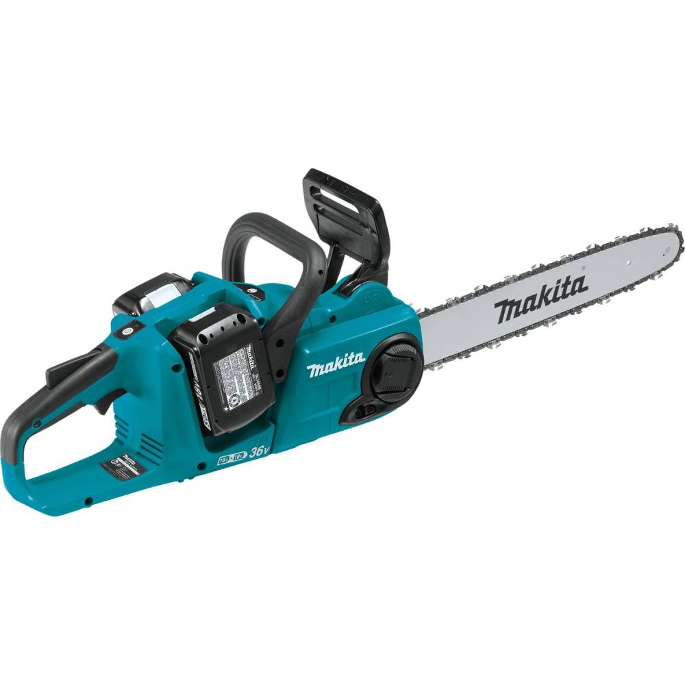 Makita 18V X2 (36V) LXT Lithium-Ion Brushless Cordless 16″ Chain Saw Kit with 4 Batteries (5.0Ah) - Flockneti