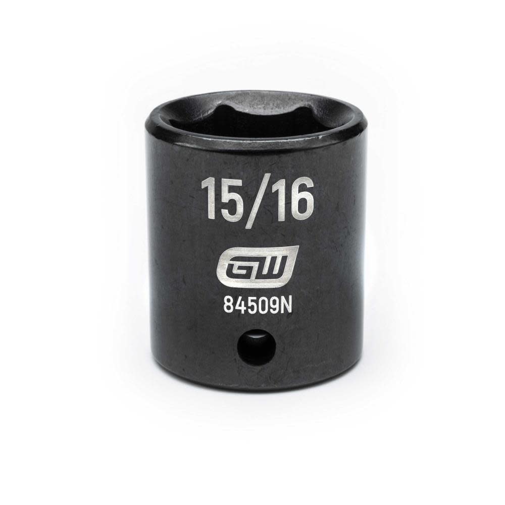GEARWRENCH 1/2″ Drive 6 Point Standard Impact SAE Socket 15/16″ - Flockneti