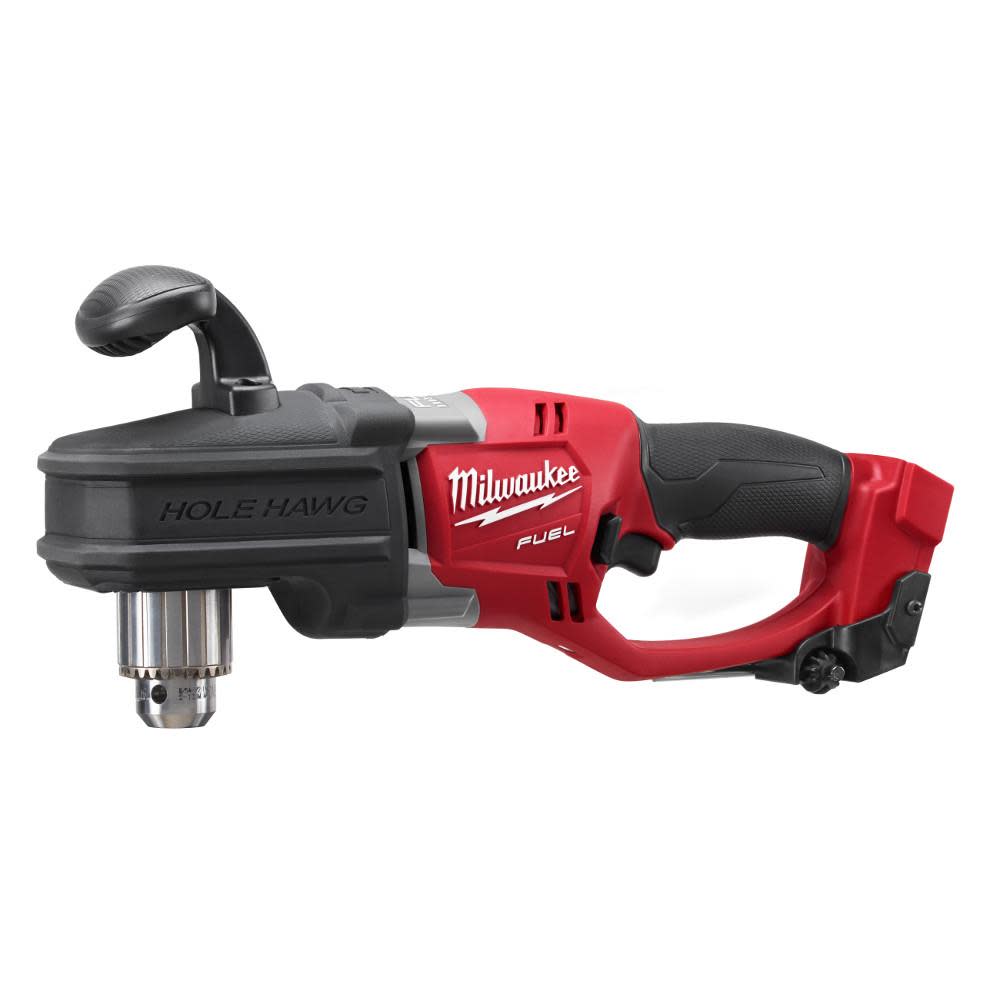 Milwaukee M18 FUEL Hole Hawg Right Angle Drill with 1/2In Keyed Chuck (Bare Tool) - Flockneti