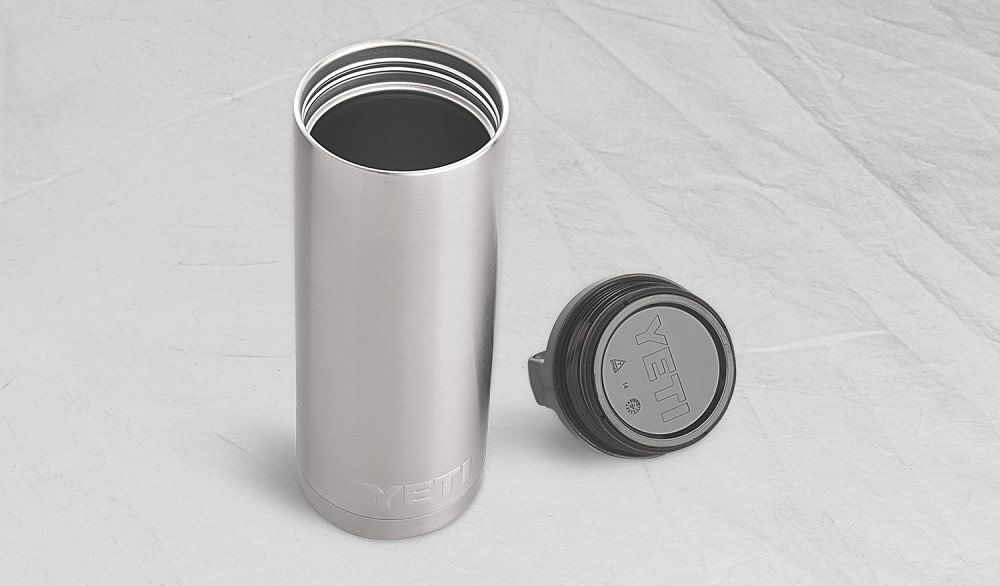 Yeti 18oz Rambler Bottle with Bottle Chug Cap – Stainless Steel - Flockneti