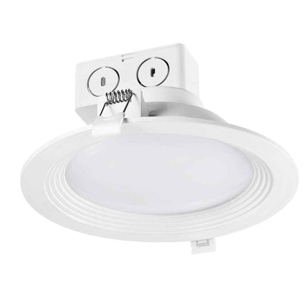 Globe Electric Value Pack Recessed Lighting KitWhite Plastic LED - Flockneti