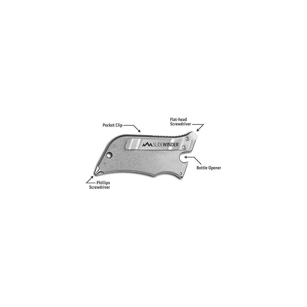 Outdoor Edge Blue Slidewinder Nimble Little Multitool - Flockneti
