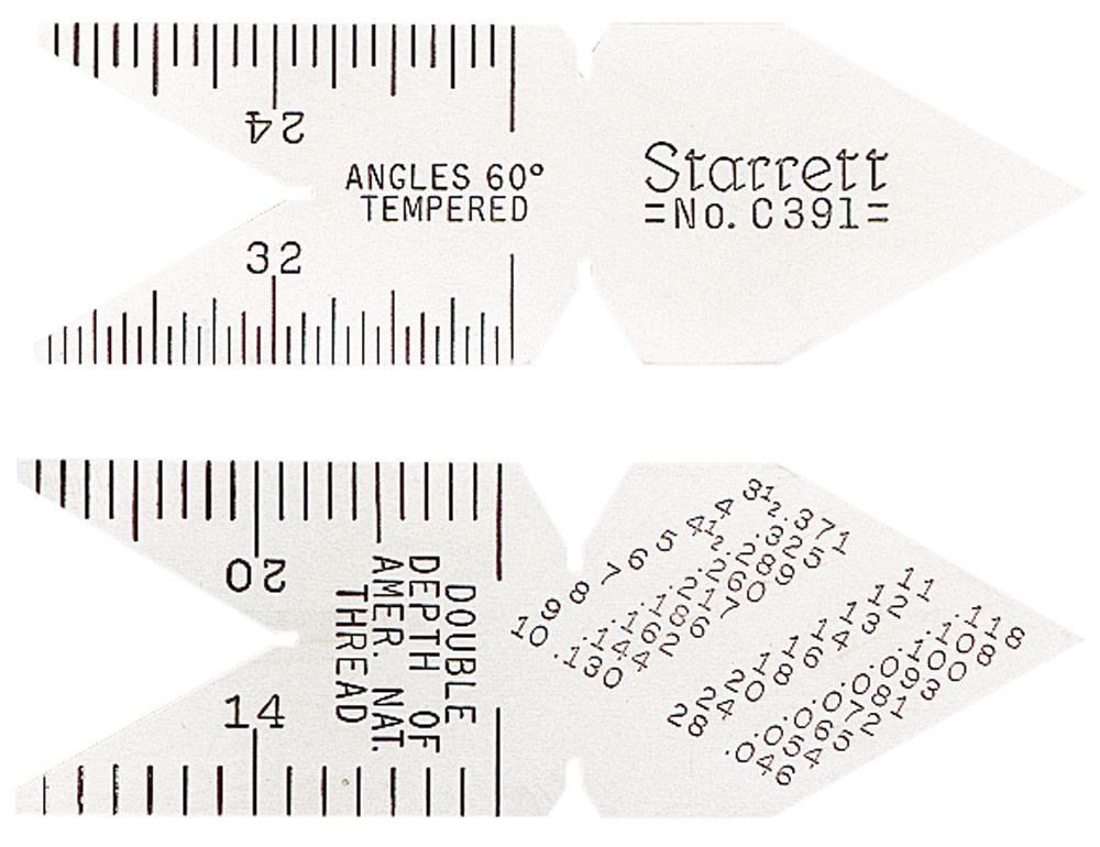 Starrett No. C391 Series Center Gage - Flockneti