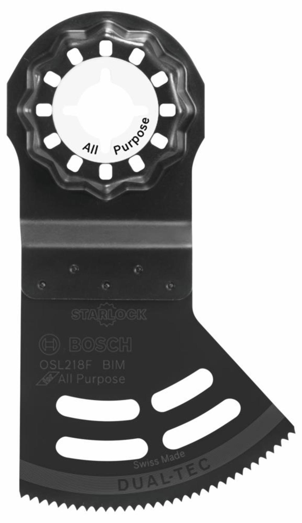 Bosch 2-1/8 In. Starlock Oscillating Multi-Tool 2-in-1 Dual-Tec Bi-Metal Plunge Blade - Flockneti