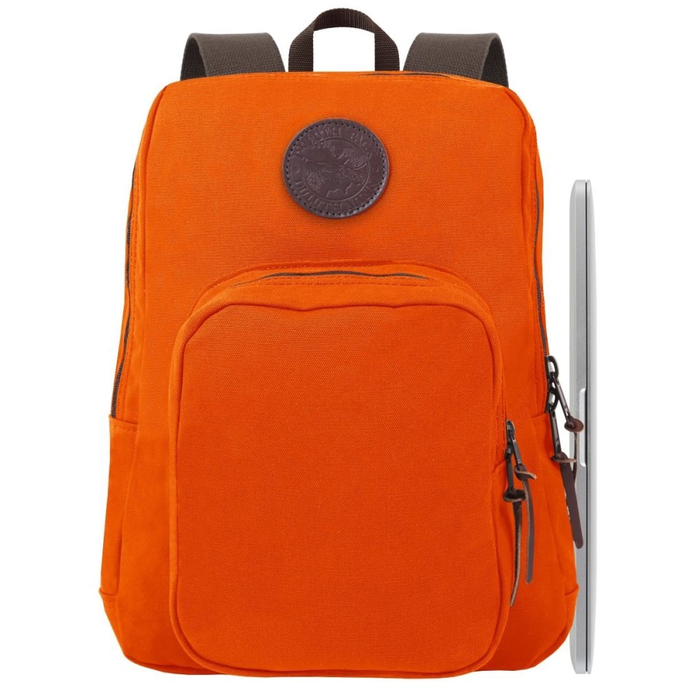 Duluth Pack 21 Liter Capacity Orange Large Standard Laptop Backpack - Flockneti