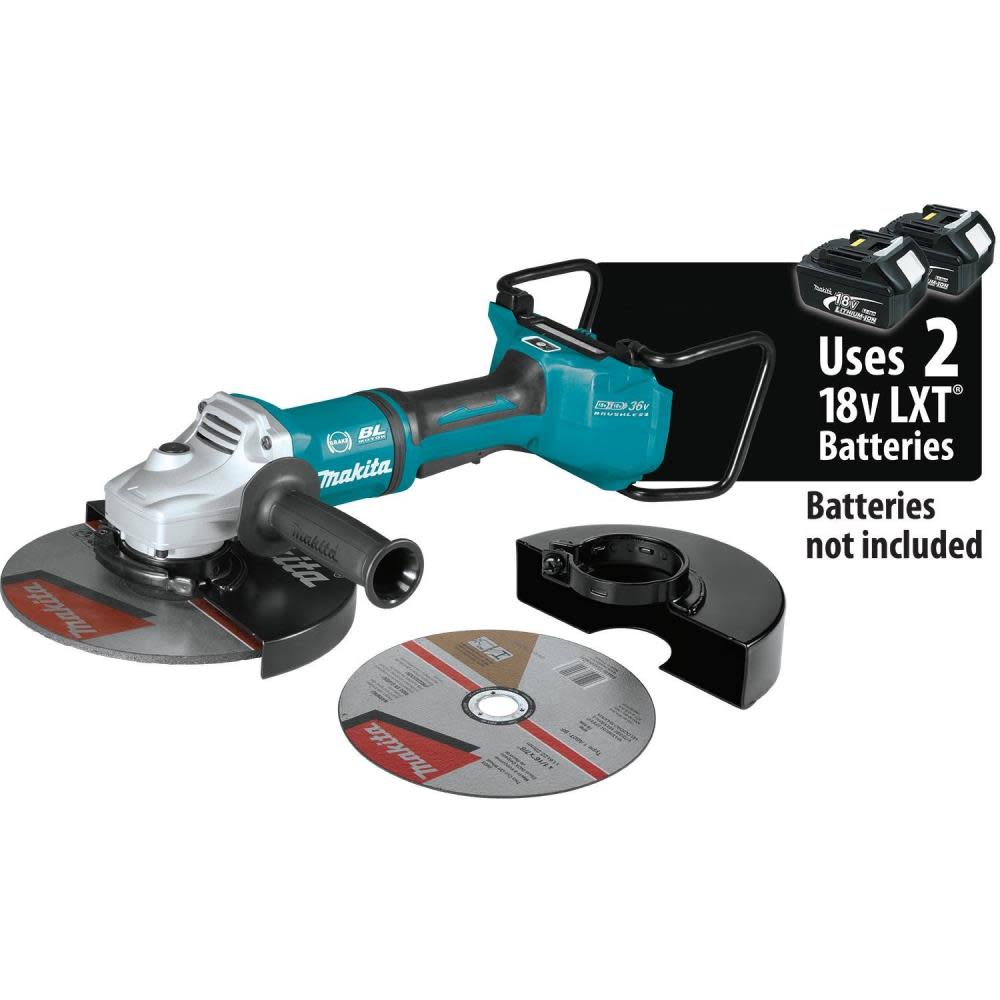 Makita 18V X2 LXT 36V 9″ Paddle Switch Cut-Off/Angle Grinder Bare Tool - Flockneti