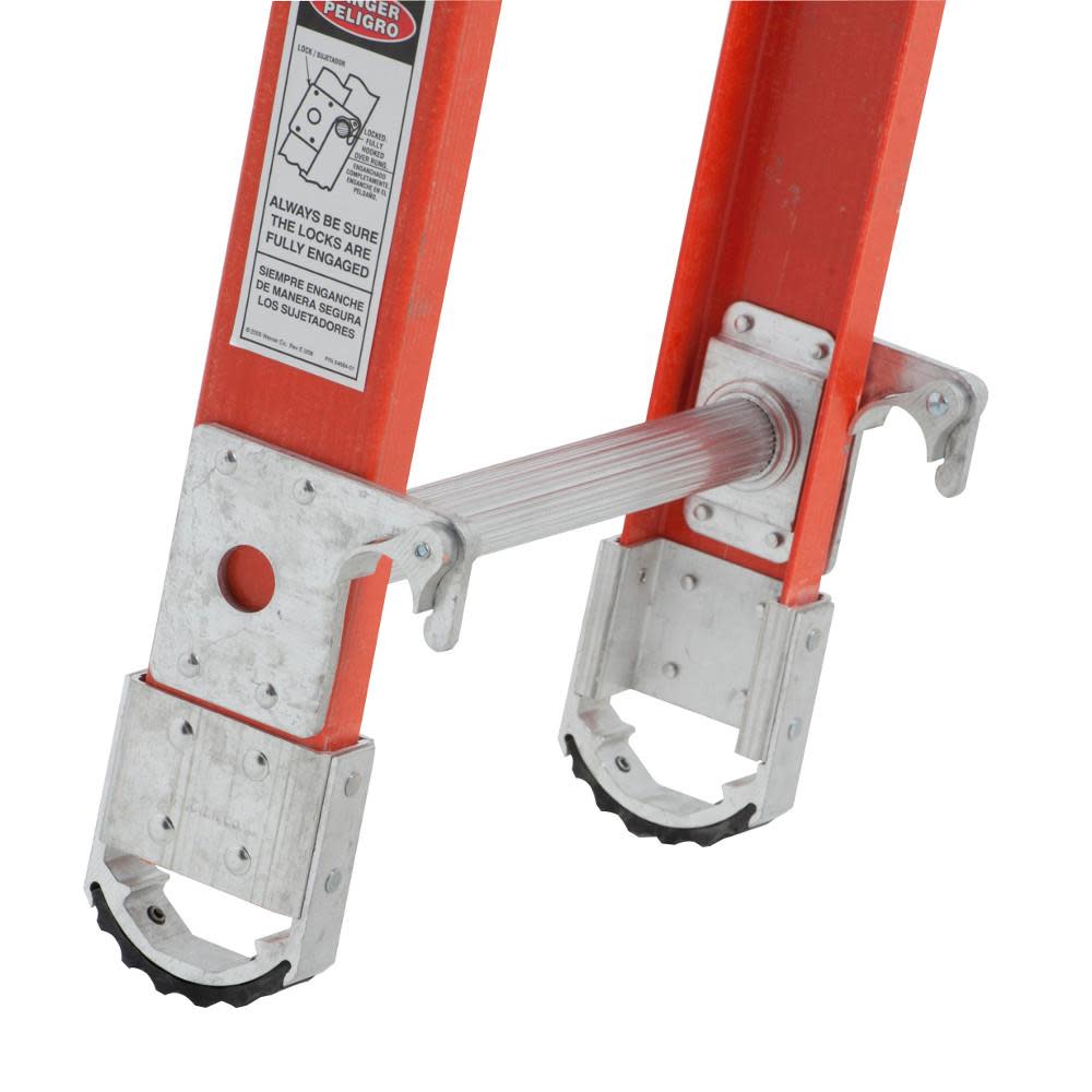 Werner 14 Ft. Type IAA Fiberglass Combination Ladder - Flockneti