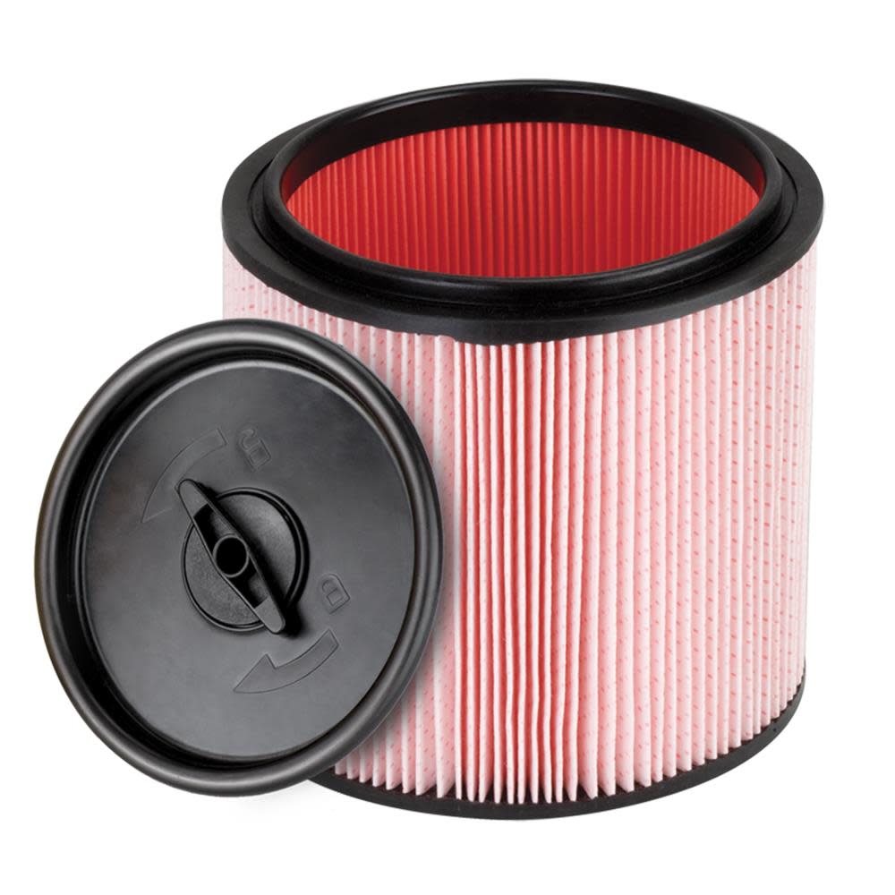 Vacmaster Standard Fine Dust Cartridge Filter and Retainer - Flockneti