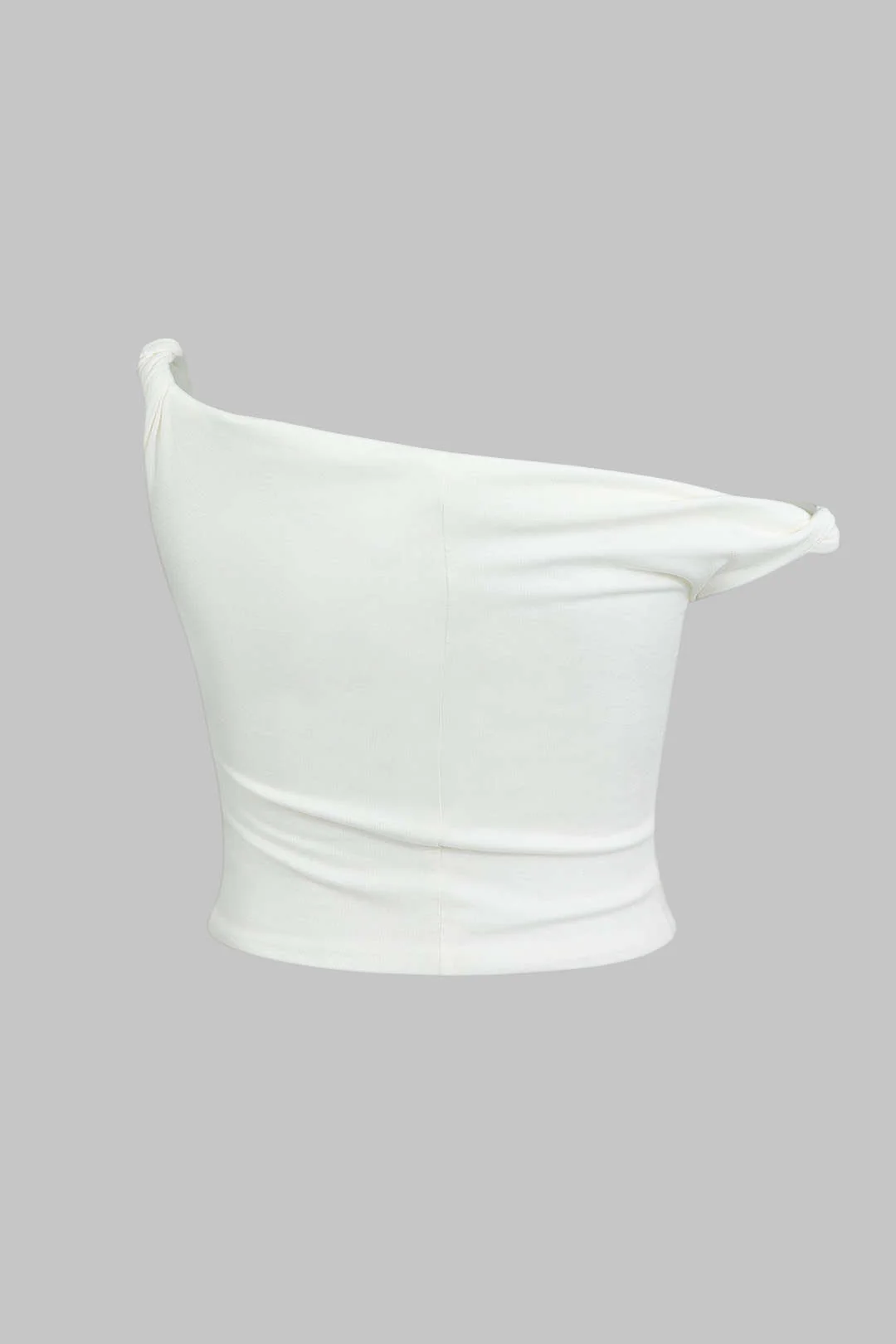 Plus Size Asymmetrical Twist Knot T-Shirt - Flockneti