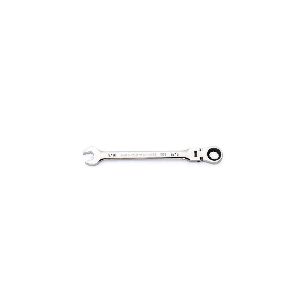 GEARWRENCH 9/16″ 90T 12 Point Flex Head Ratcheting Combination Wrench - Flockneti
