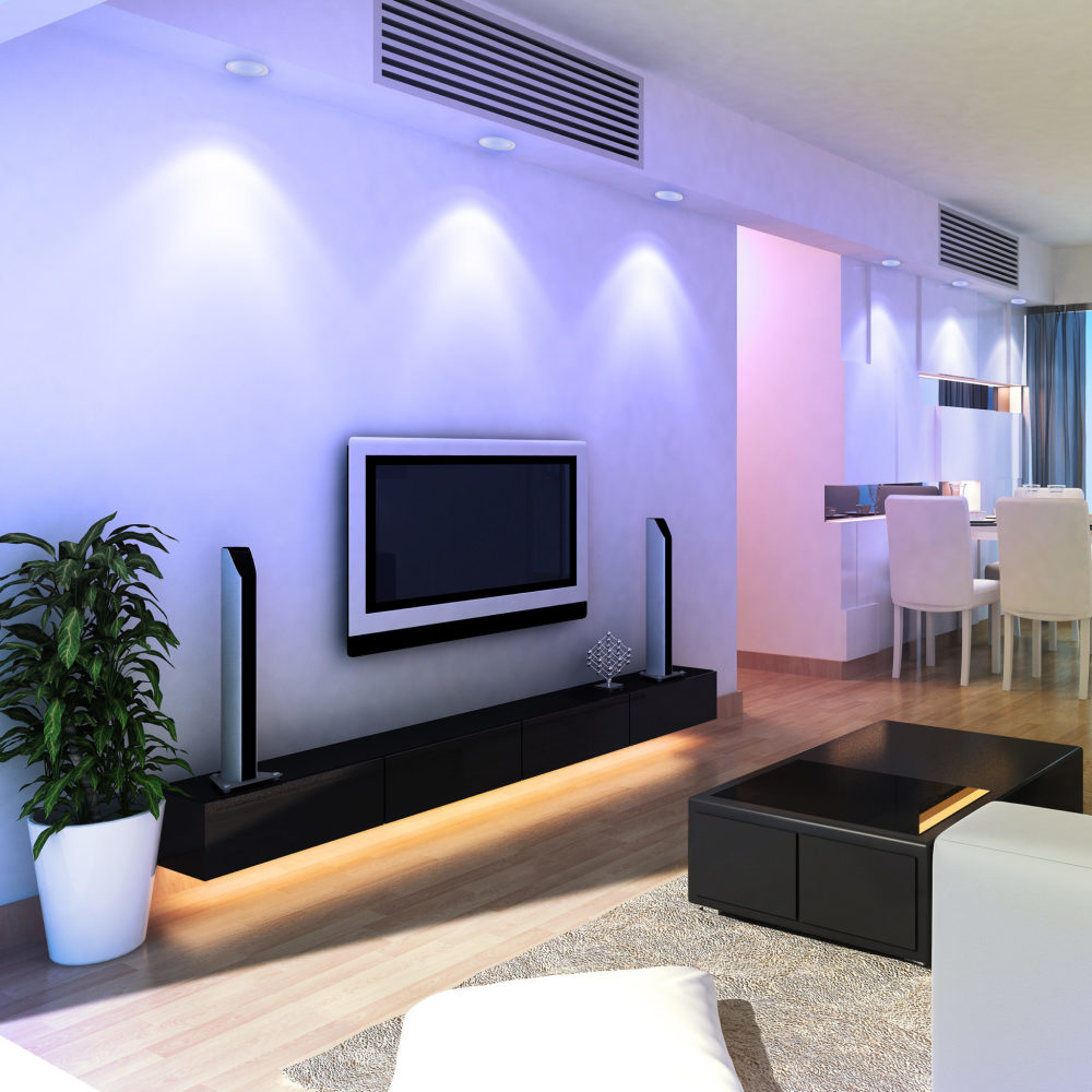 Feit Electric 4″ 8W RGBW LED Smart WiFi Recessed Downlight - Flockneti