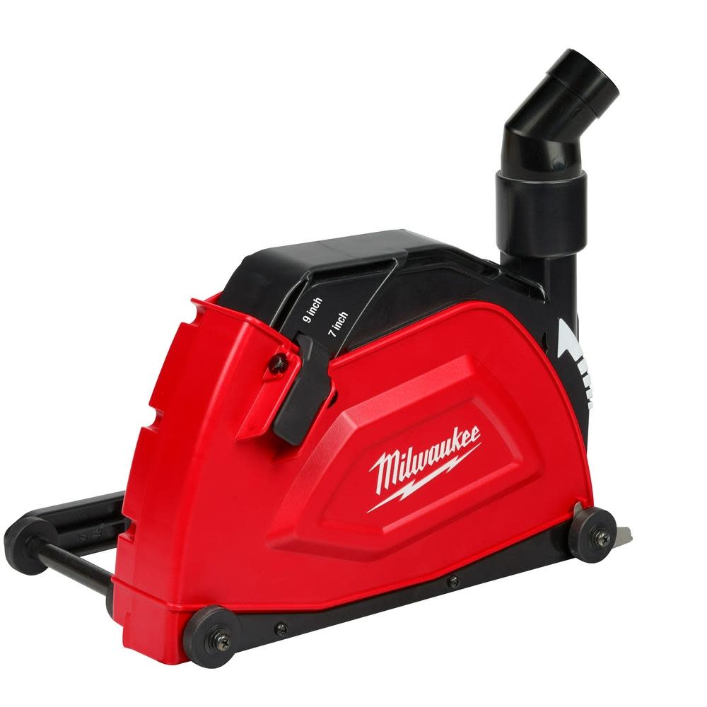 Milwaukee 7 in./ 9 in. Large Angle Grinder Cutting Shroud - Flockneti