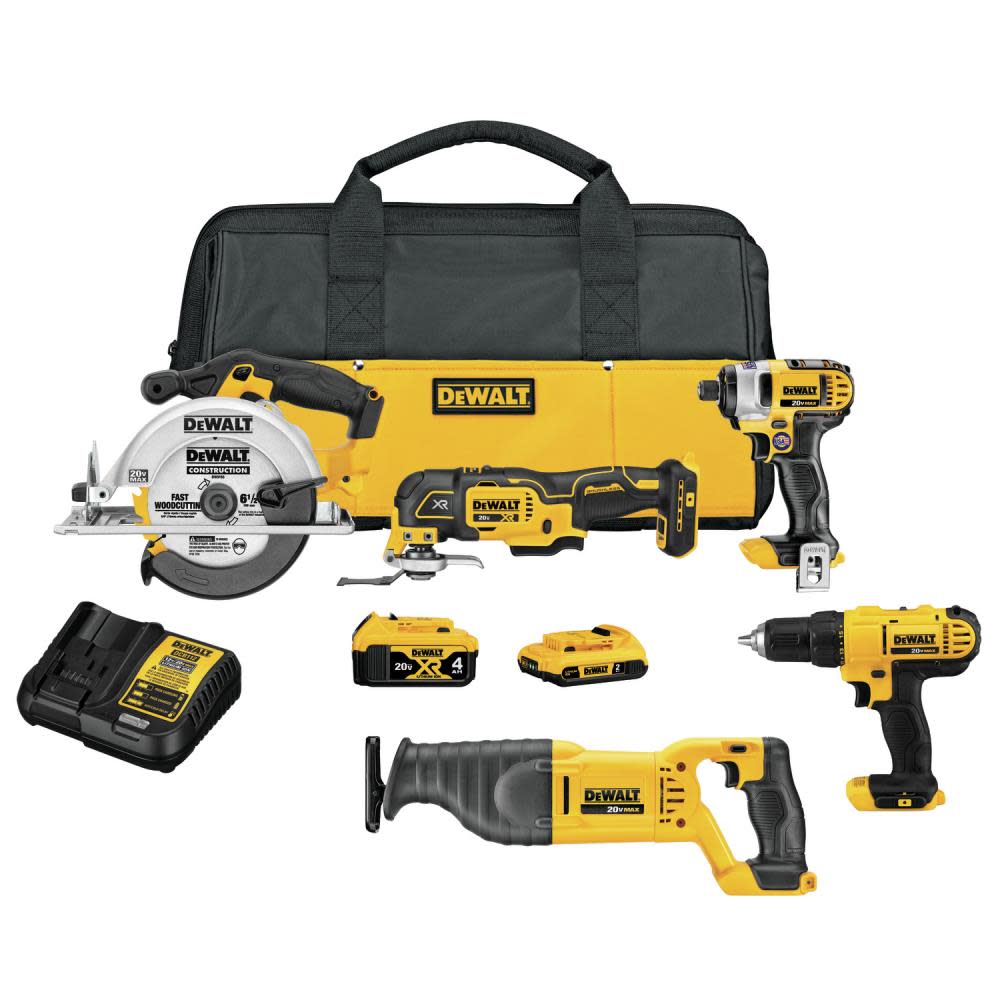 DEWALT 20V 5-Tool Combo Kit - Flockneti