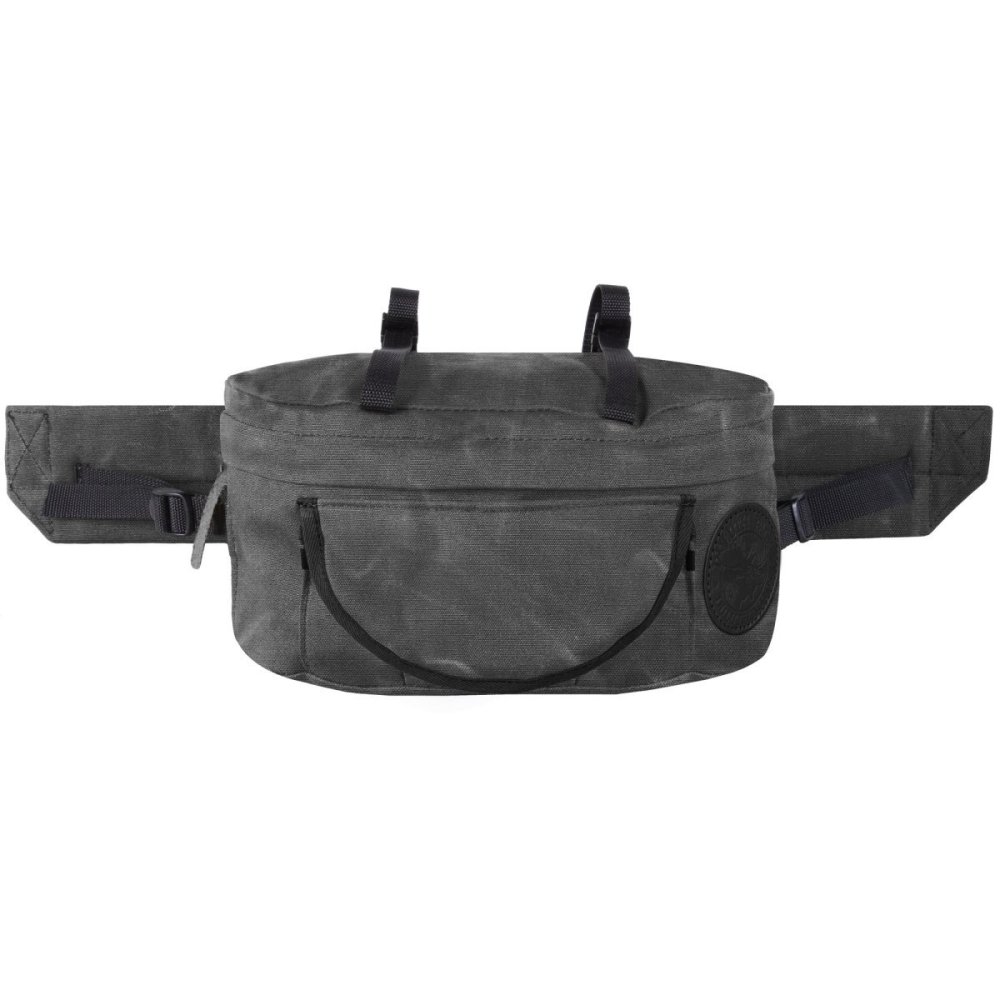 Duluth Pack 9 Liter Capacity Wax Gray Canvas Lumbar Pack - Flockneti
