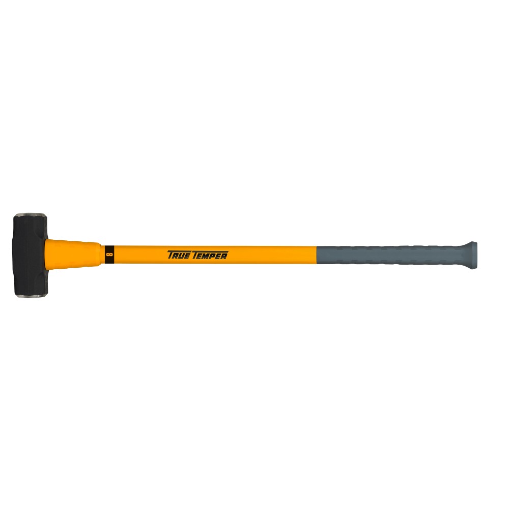 True Temper Toughstrike Sledge Hammer Fiberglass Handled 8 Lbs - Flockneti