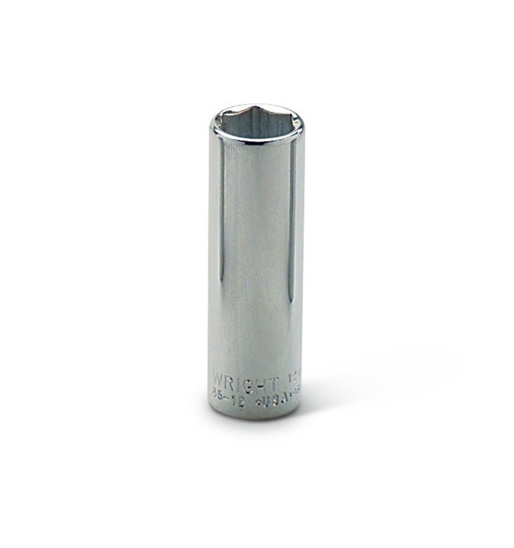 Wright Tool 1/2 In. Drive x 17 mm Nominal 6 Point Deep Impact Socket - Flockneti