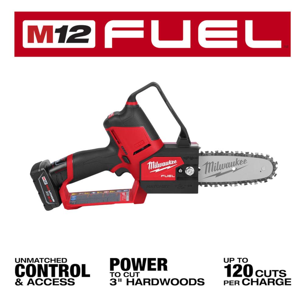 Milwaukee M12 FUEL HATCHET 6″ Pruning Saw Kit - Flockneti