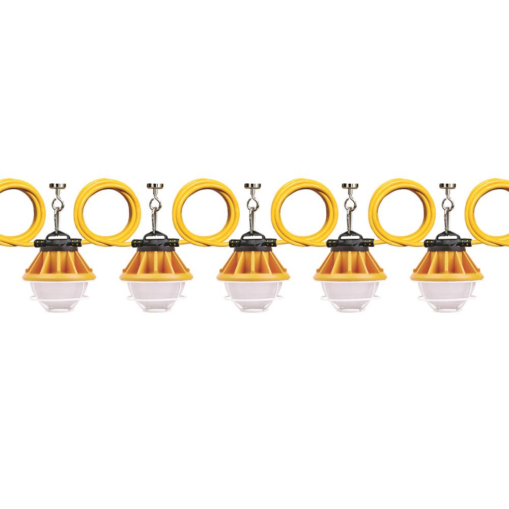 Voltec LED Temporary Light String 50′ 12500 Lumen 95 Watt - Flockneti
