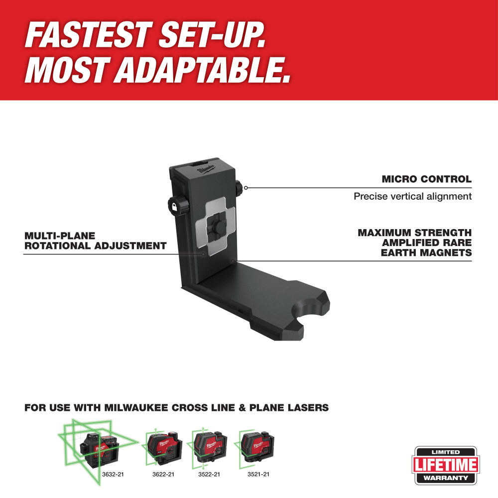 Milwaukee 360 Laser Bracket - Flockneti
