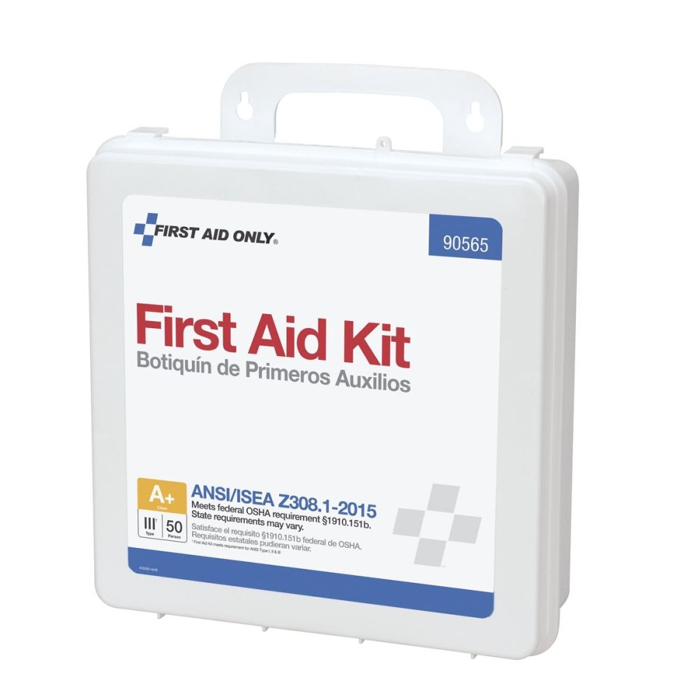 First Aid Only First Aid Kit 50 Person ANSI Class A+ Plastic Case - Flockneti