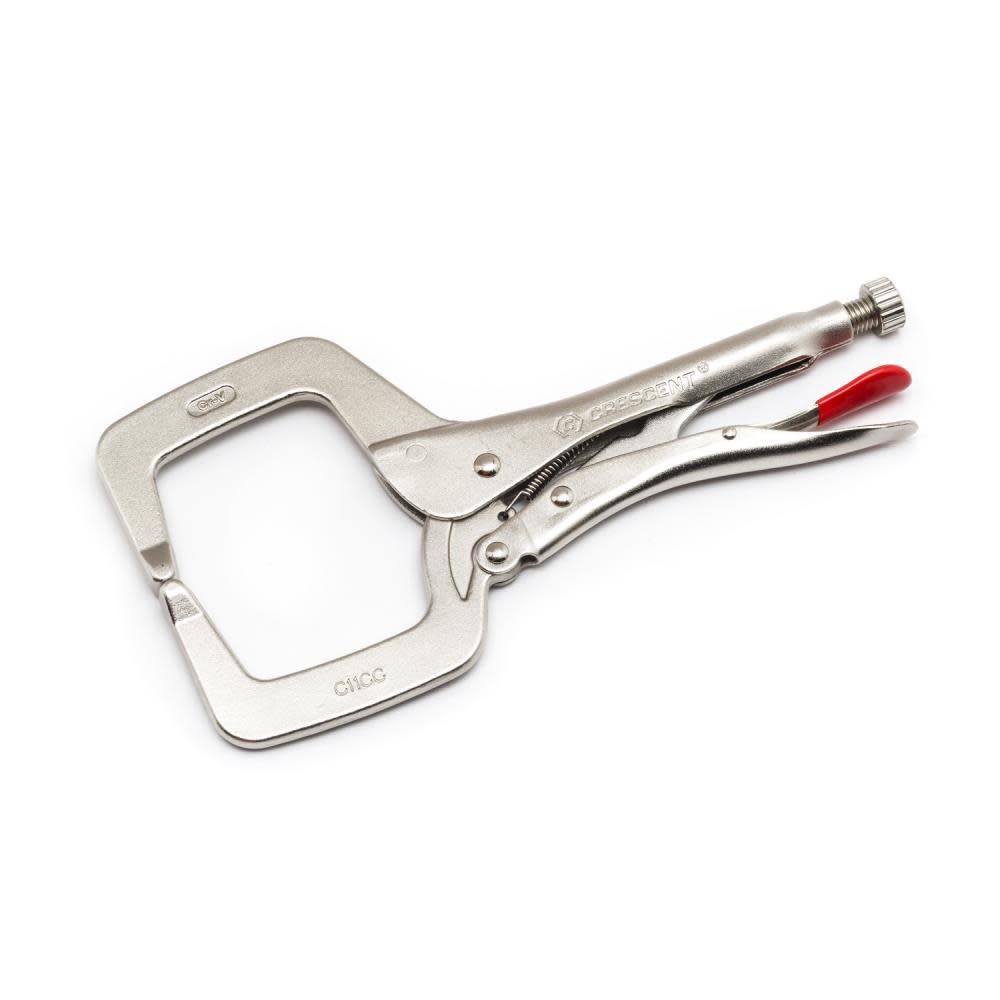 Crescent Locking C-Clamps 11 In. Regular Tips - Flockneti