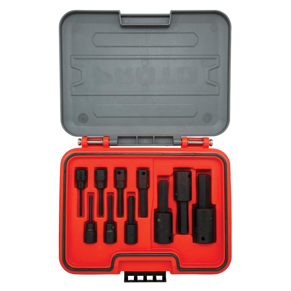 Proto Socket Set 3/8 & 1/2 DR 10pc SAE HEX IM - Flockneti