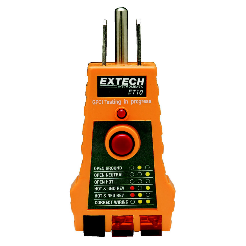 Extech GFCI Receptacle Tester - Flockneti