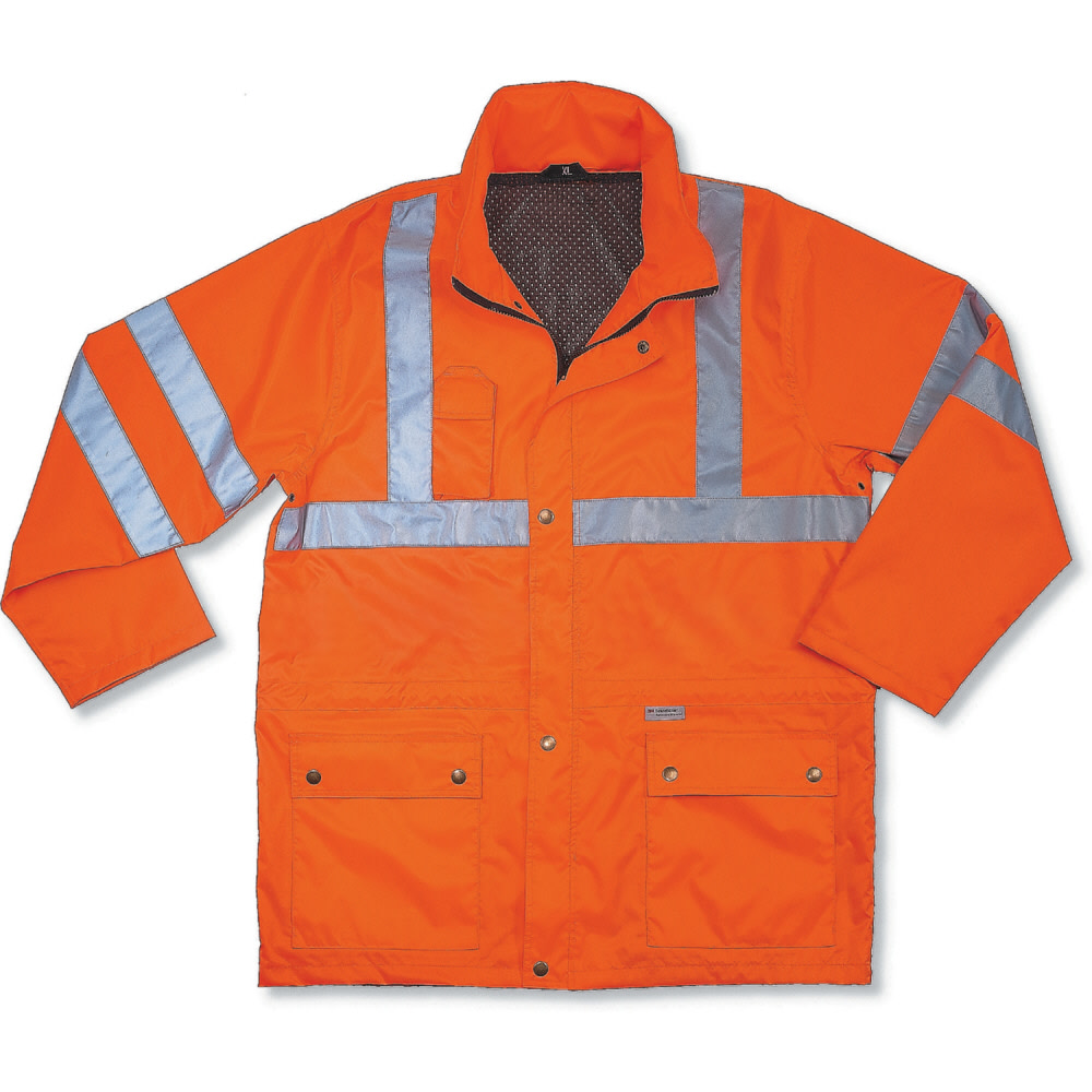 Ergodyne GloWear 8365 Class 3 Rain Jacket – 2XL - Flockneti