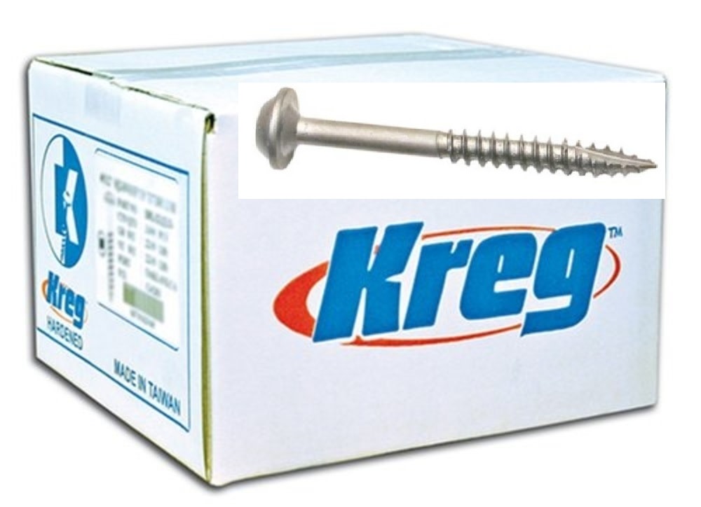 Kreg 1-1/4″ #7 Fine WH Zinc Pocket Screw – 5000ct - Flockneti