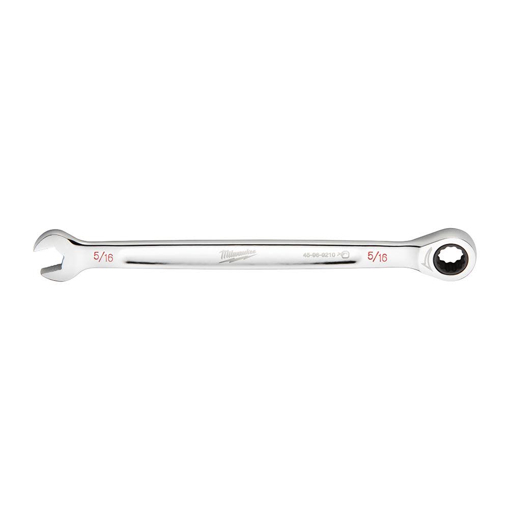 Milwaukee 5/16 in. SAE Ratcheting Combination Wrench - Flockneti