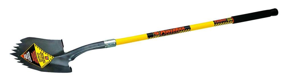 Structron Super Shovel Yellow Fiberglass Handle Cushion Grip - Flockneti