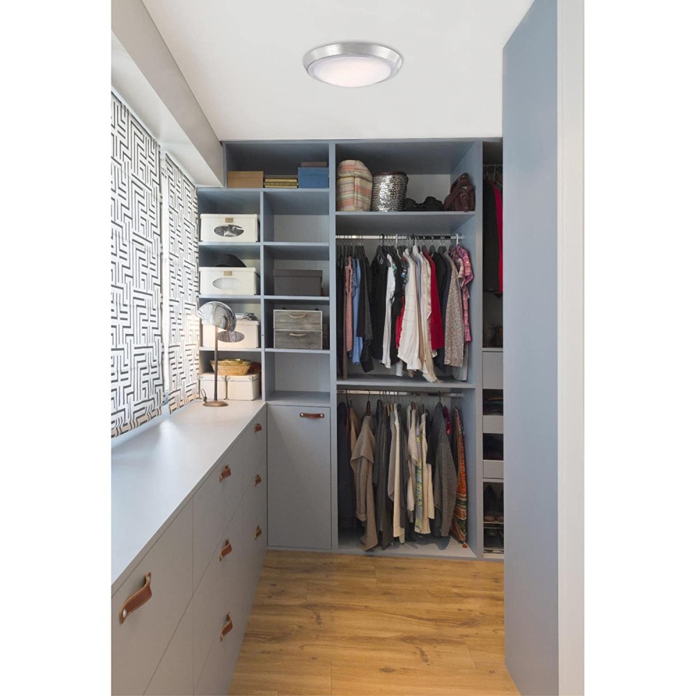 Westinghouse 11″ 20W Brushed Nickel LED Ceiling Light Fixture - Flockneti