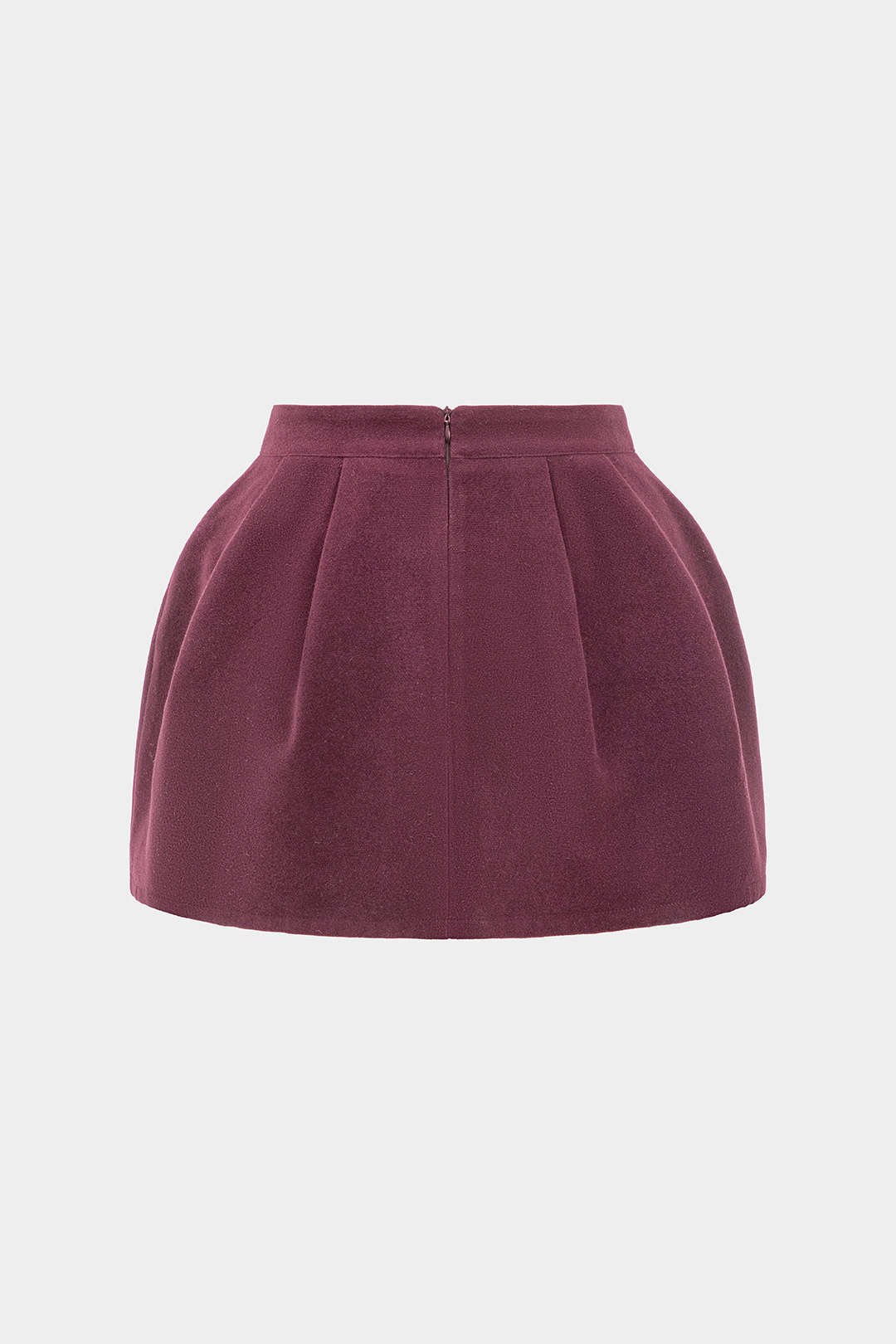 Tweed High Waist Ruched Skirt - Flockneti