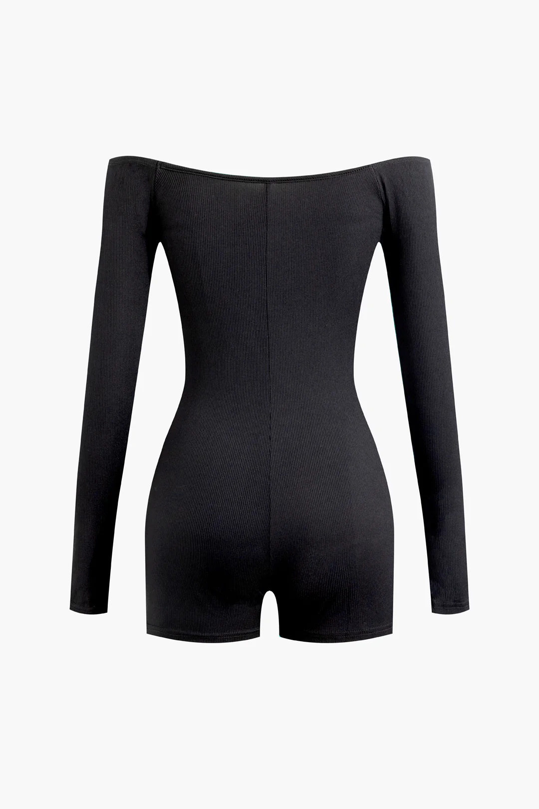 Tie Up Ruched Cut Out Long Sleeve Jumpsuit - Flockneti