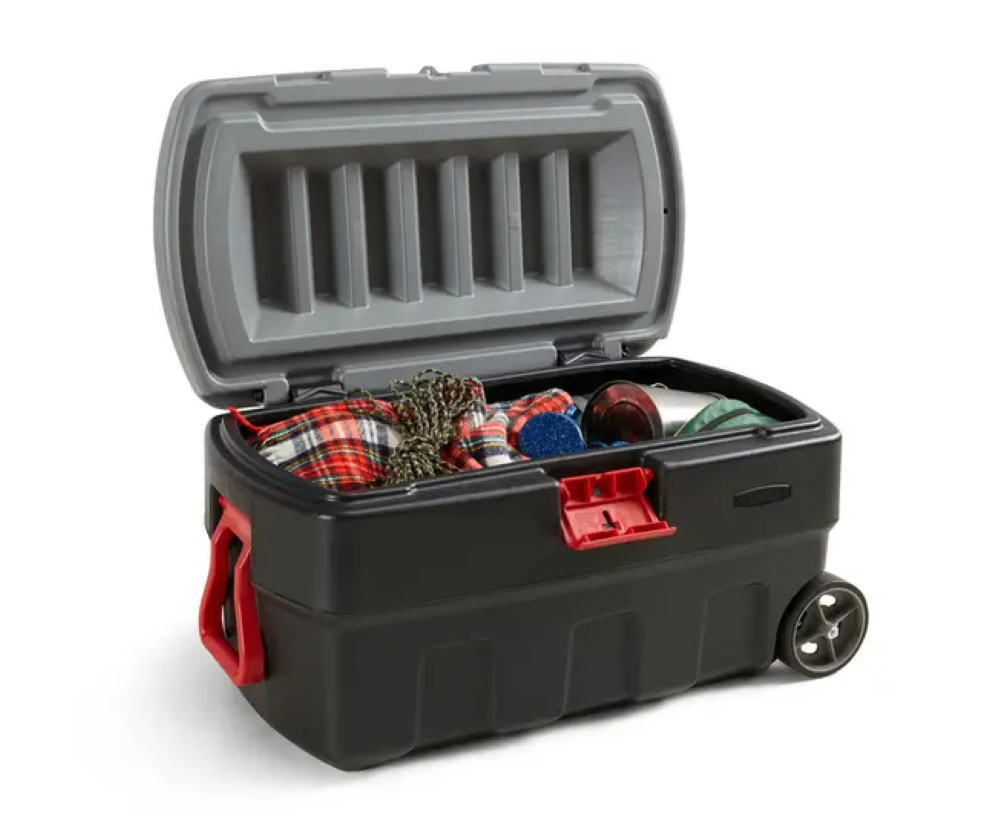 Rubbermaid Wheeled Storage Tote 35 Gallon - Flockneti