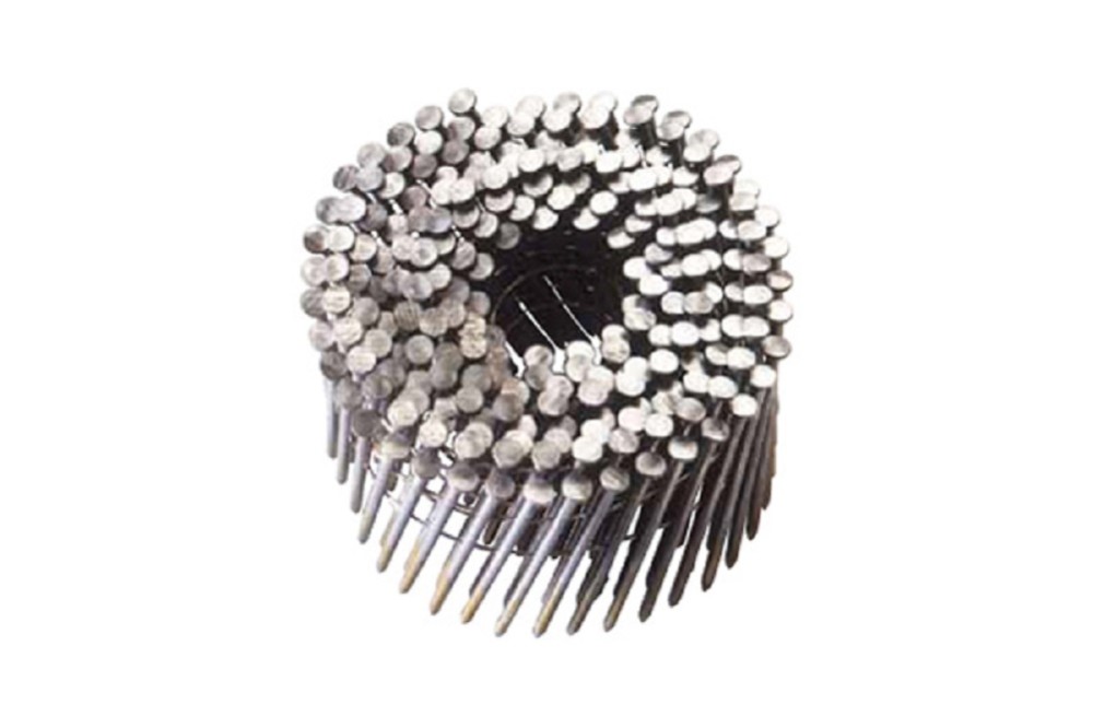 Midcontinent Nail 2.375 X .113 Ring Round Head Wire Coil Nails – 4500 Nails - Flockneti
