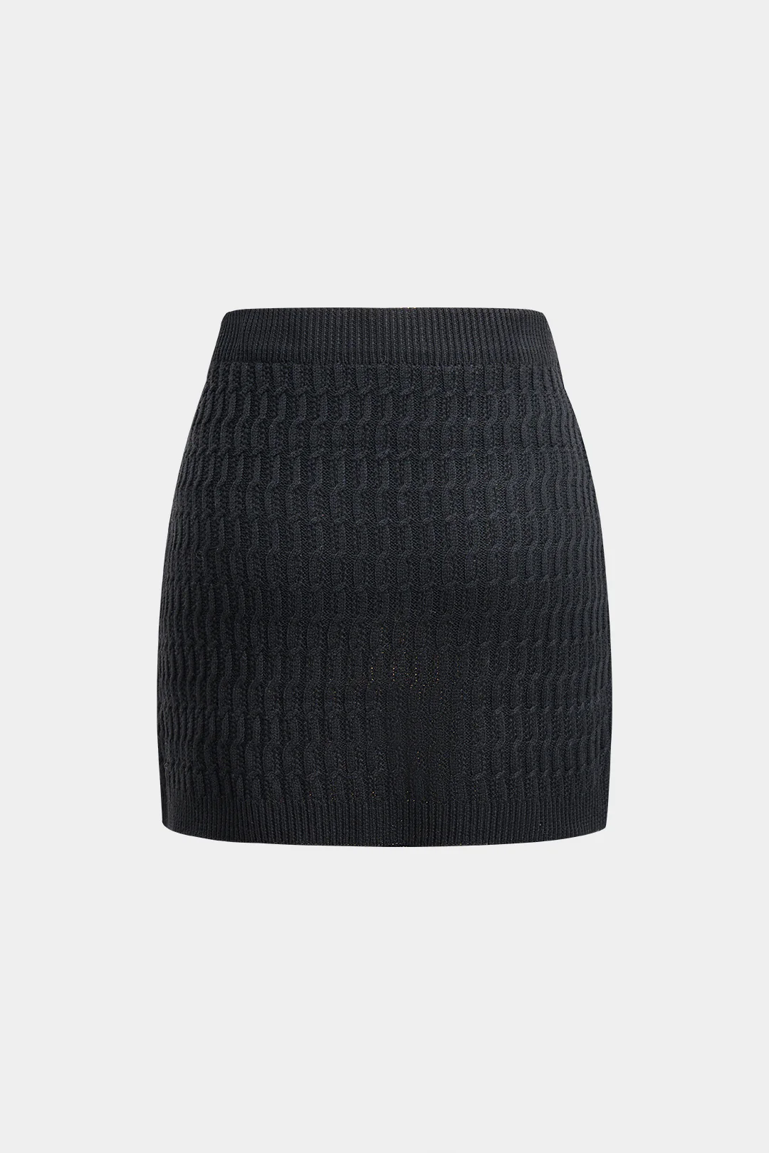 Knit Bodycon Mini Skirt - Flockneti