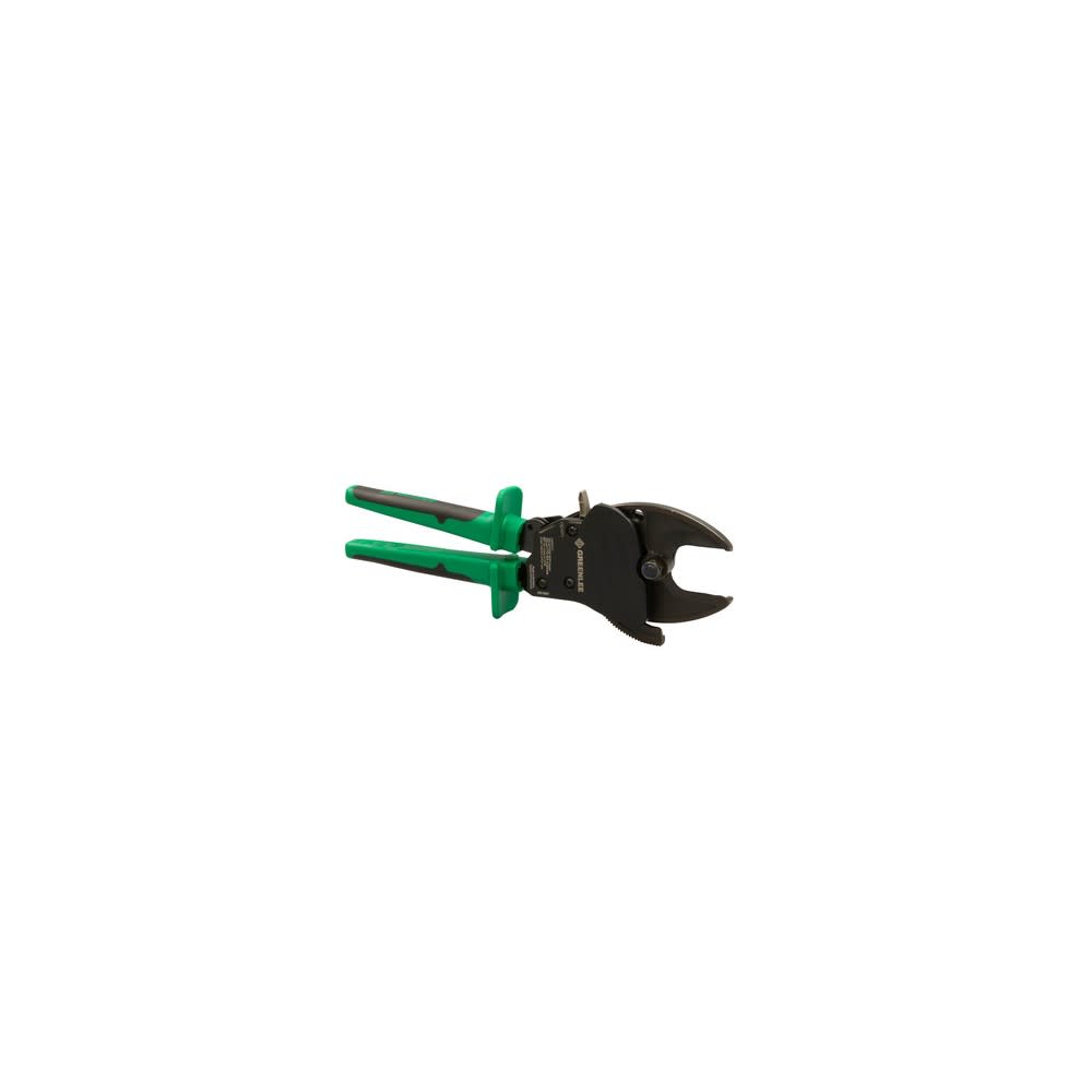 Greenlee Ratchet Cable Cutter 11.25″ Cushioned Grip Open Jaw - Flockneti