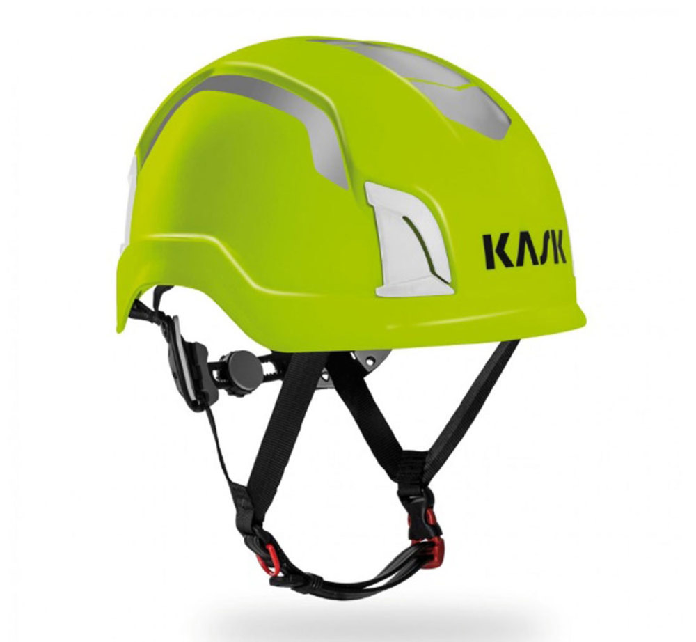 KASK America ZENITH HI VIZ Lime Fluo Work/Rescue Helmet – XL - Flockneti