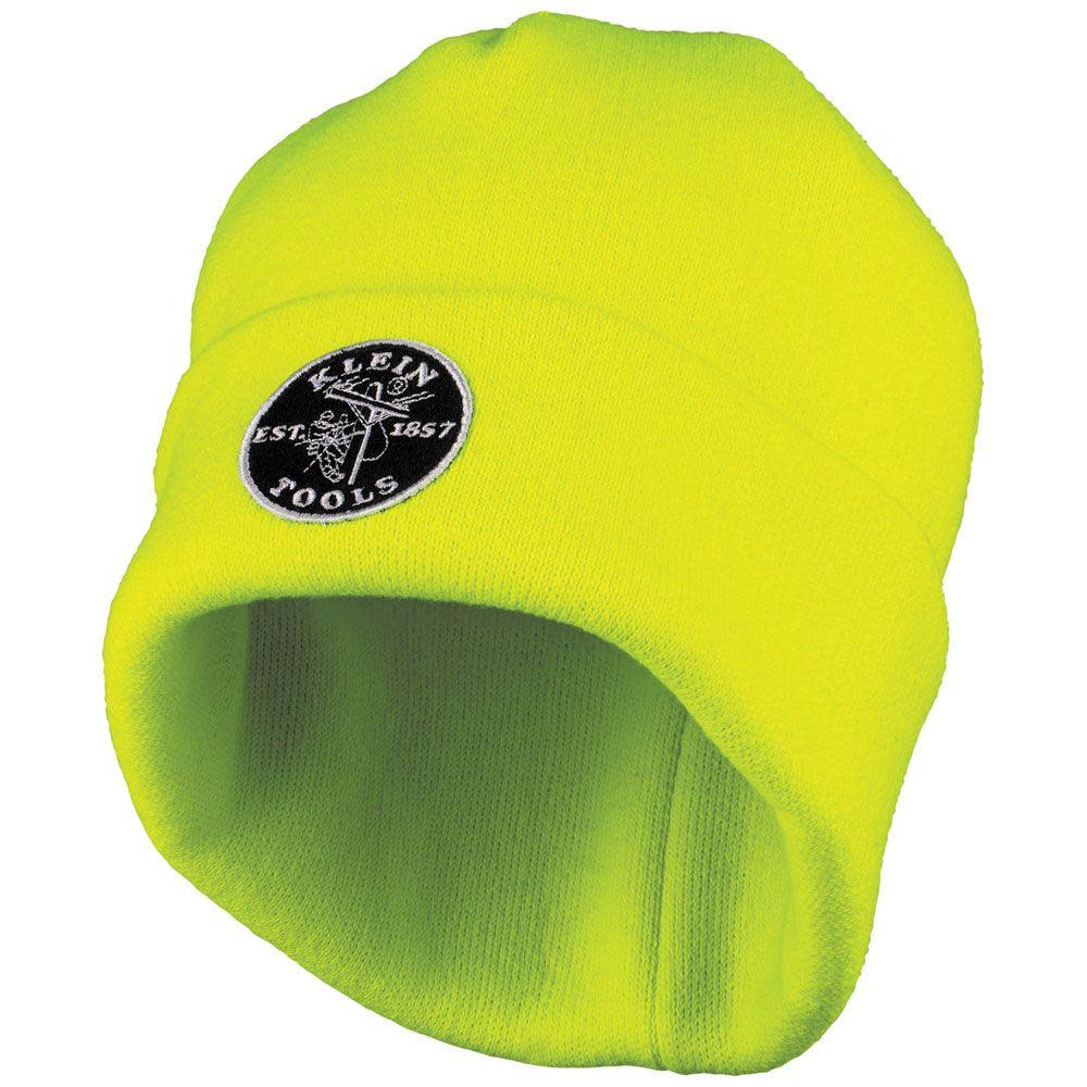 Klein Tools Heavy Knit Hat High Visibility Yellow - Flockneti
