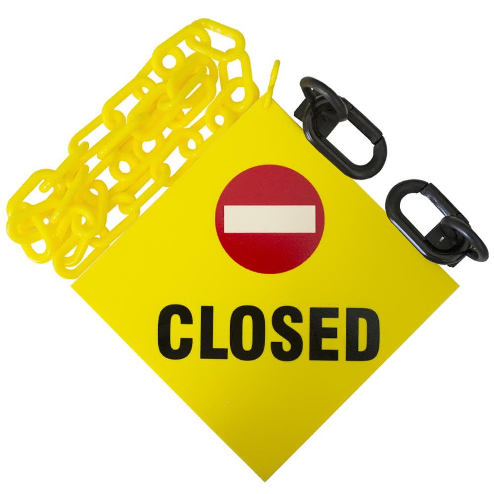 Mr Chain Sign Kit – for Use with Metal Door - Flockneti