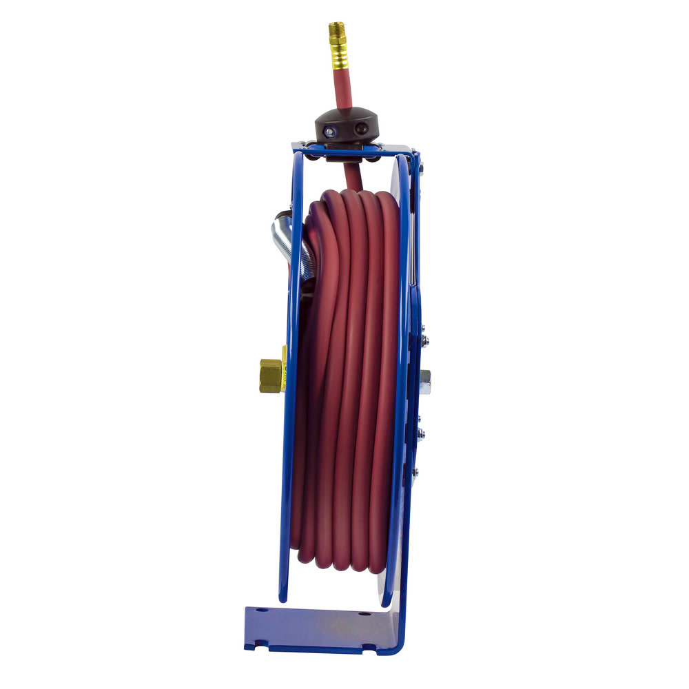 Coxreels P Series 3/8″ x 50′ Spring Driven Hose Reel - Flockneti