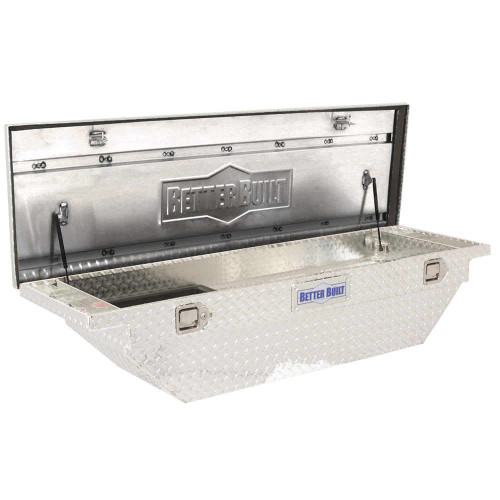Better Built 61.5″ Crown Saddle Truck Tool Box LOW PROFILE WEDGE BRITE - Flockneti