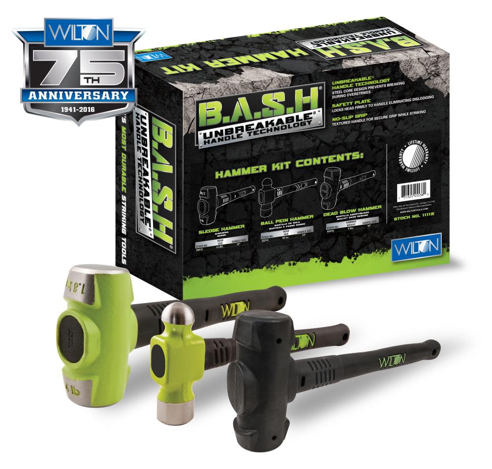 Wilton B.A.S.H Shop Hammer Kit with 1 of Each of #20412 #33214 #55416 - Flockneti
