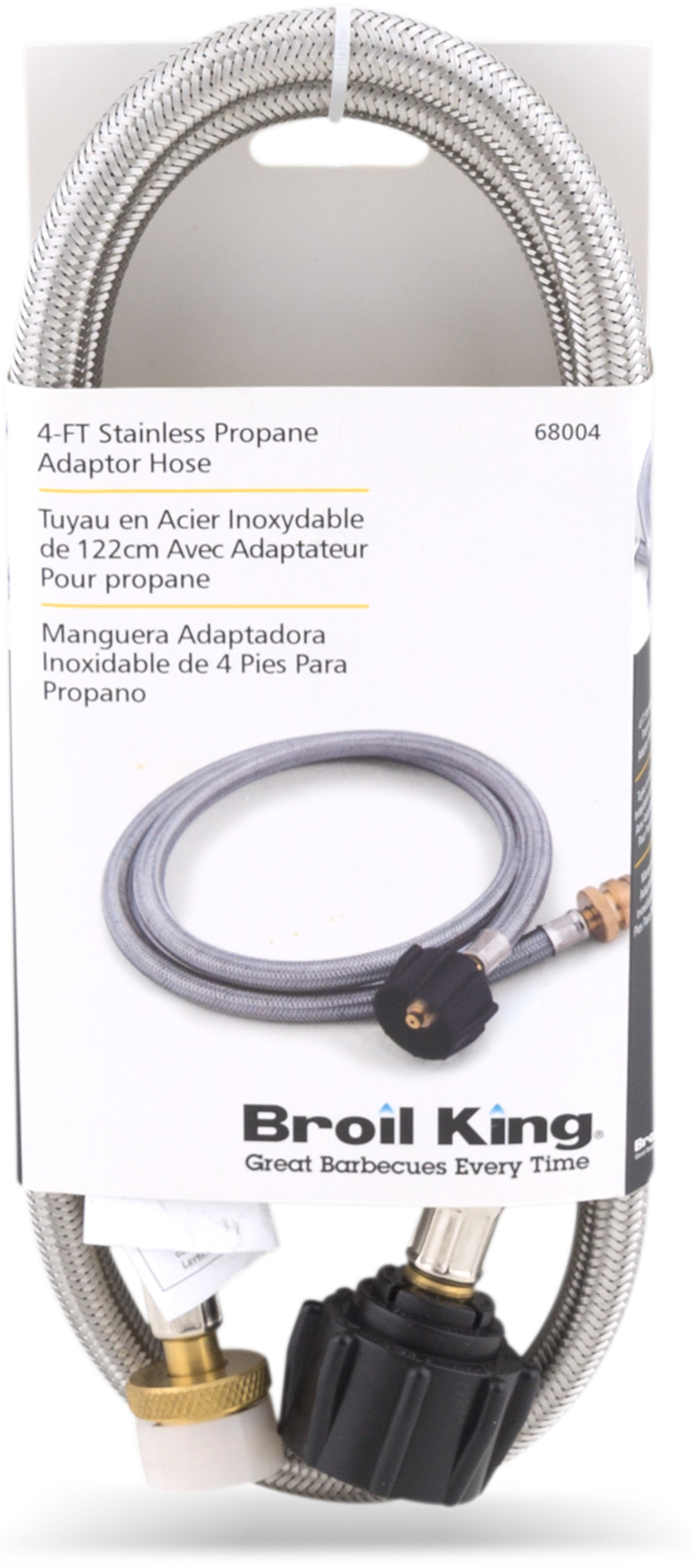 Broil King Braided Stainless 4-Ft Adapter Hose - Flockneti